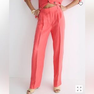 J.Crew Straight-leg essential pant in Chelsea cupro linen